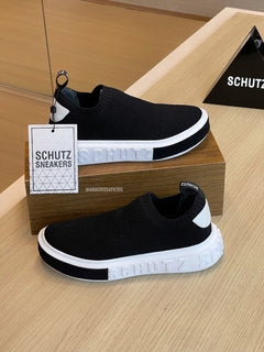 Sneaker Schutz Knit Preto Logo S20920 0001 0002U