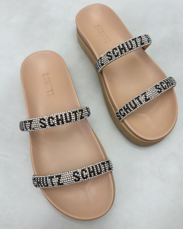 Schutz Papete Jet Nude Cristal – 84207