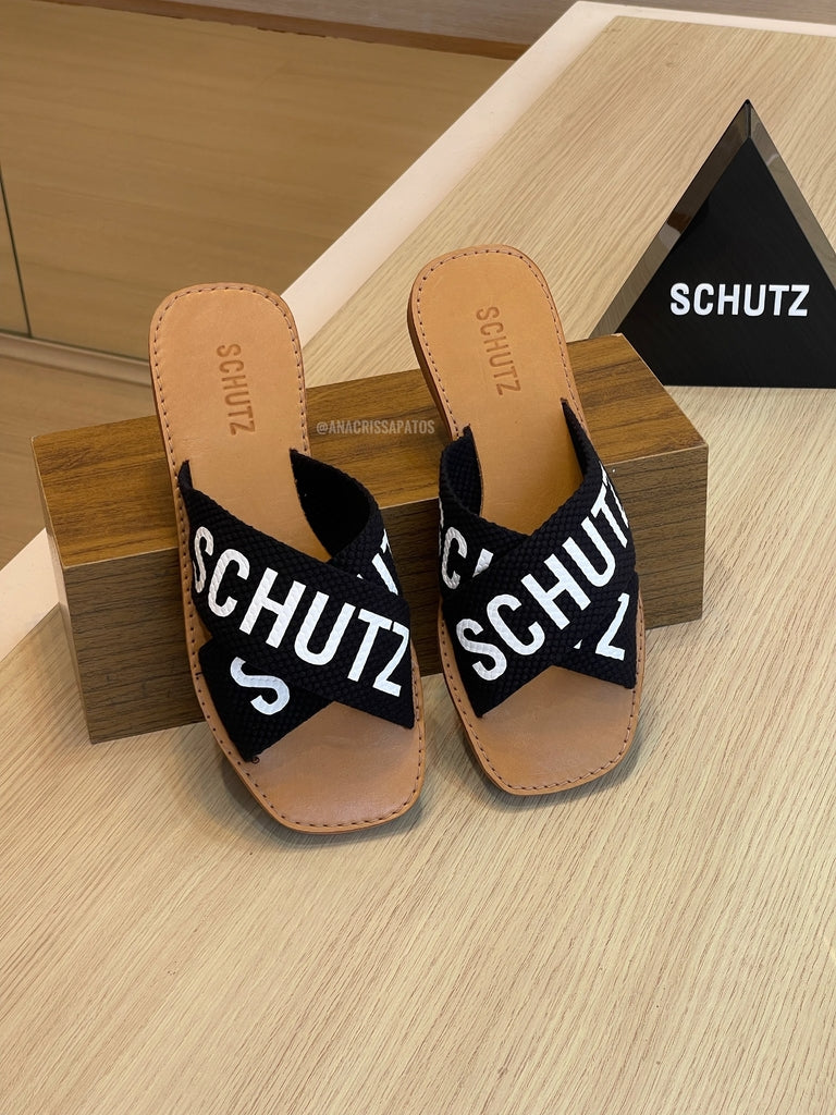 Rasteira Schutz Preta S20889 0004 0002U