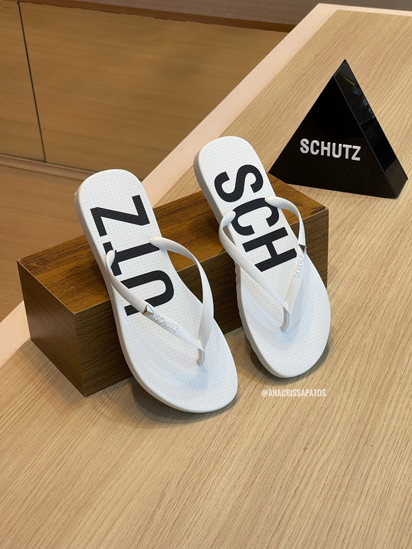 Schutz Flip Flop Branco S20632 0002 0008U